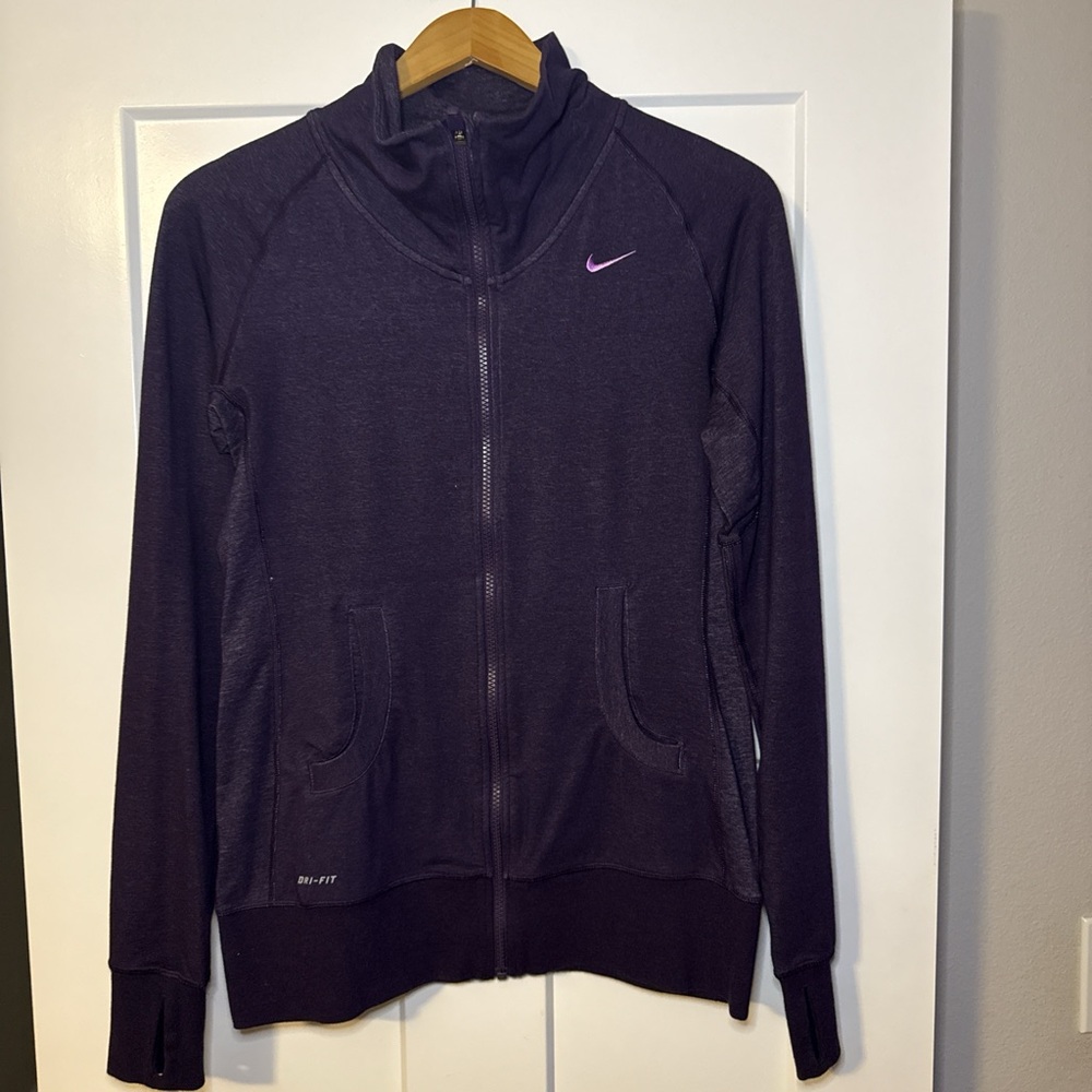 Nike Women's Purple Full-Zip Hoodie